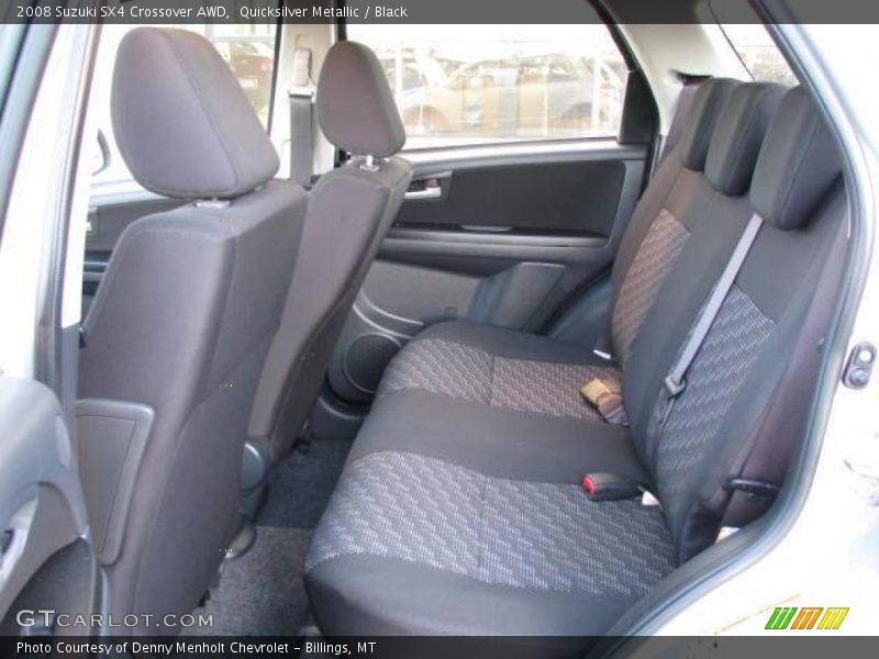 Quicksilver Metallic / Black 2008 Suzuki SX4 Crossover AWD