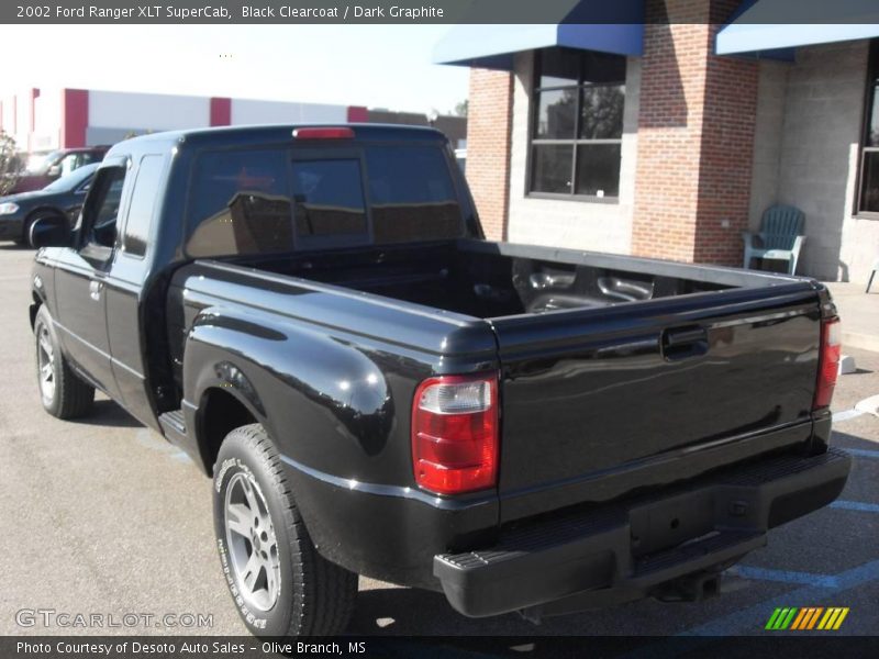 Black Clearcoat / Dark Graphite 2002 Ford Ranger XLT SuperCab