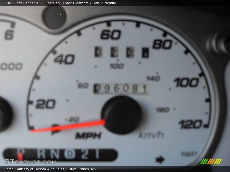 Black Clearcoat / Dark Graphite 2002 Ford Ranger XLT SuperCab