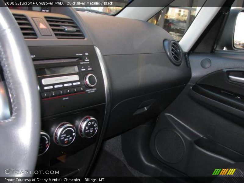Quicksilver Metallic / Black 2008 Suzuki SX4 Crossover AWD