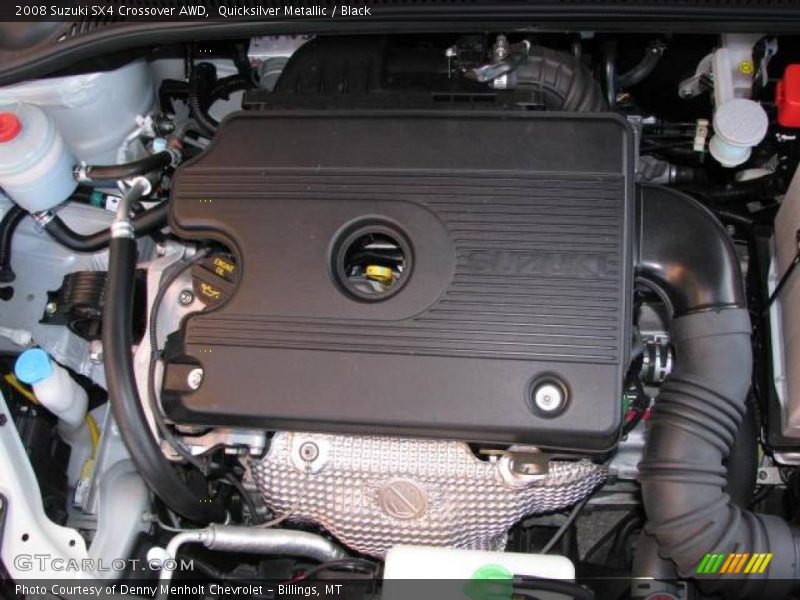 Quicksilver Metallic / Black 2008 Suzuki SX4 Crossover AWD