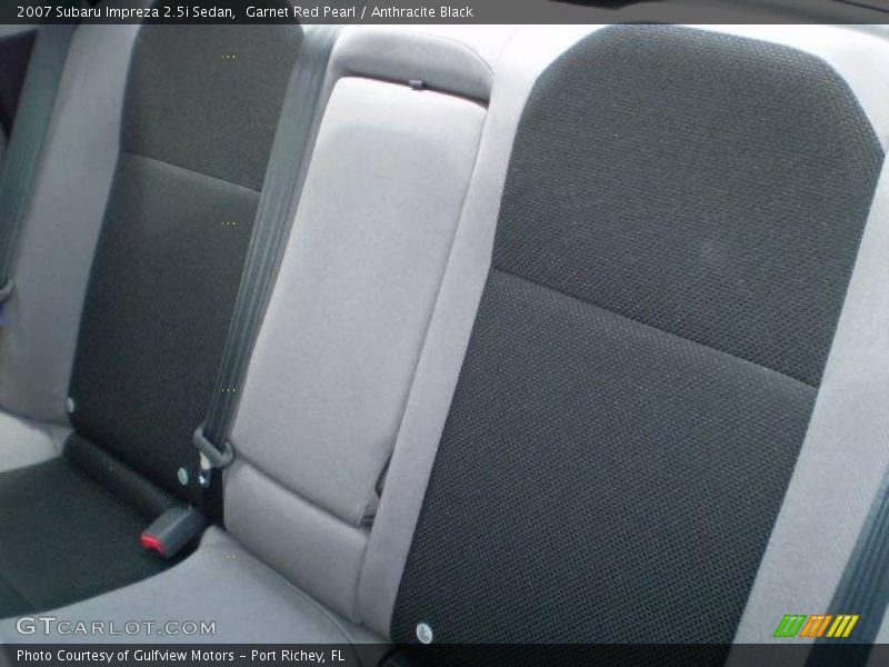 Garnet Red Pearl / Anthracite Black 2007 Subaru Impreza 2.5i Sedan