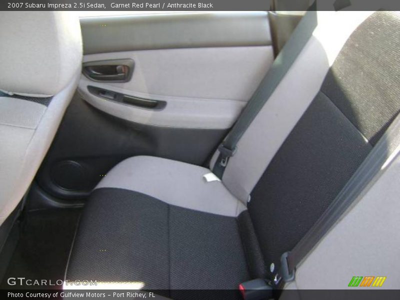 Garnet Red Pearl / Anthracite Black 2007 Subaru Impreza 2.5i Sedan