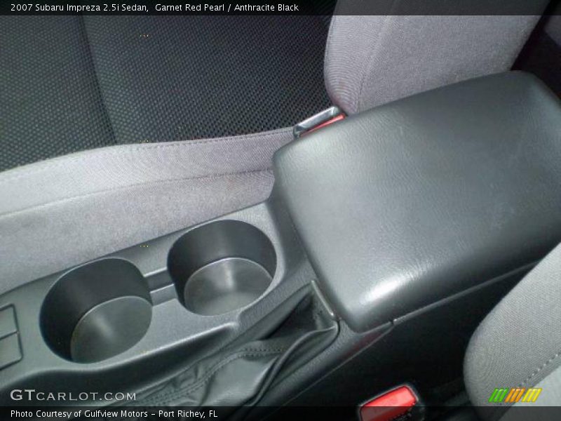 Garnet Red Pearl / Anthracite Black 2007 Subaru Impreza 2.5i Sedan