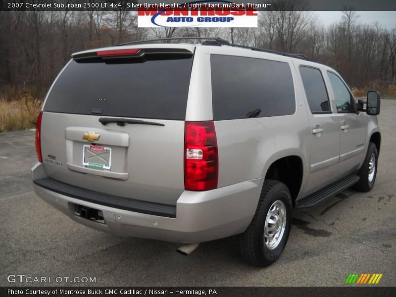 Silver Birch Metallic / Light Titanium/Dark Titanium 2007 Chevrolet Suburban 2500 LT 4x4