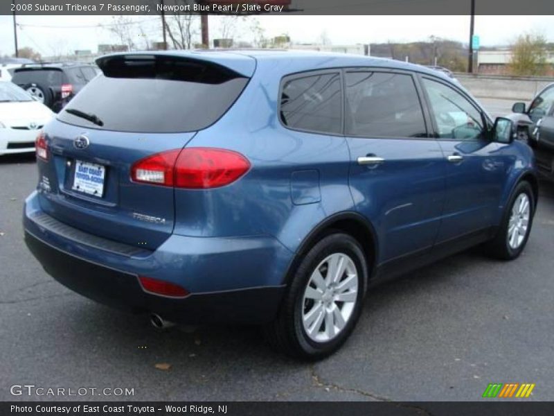 Newport Blue Pearl / Slate Gray 2008 Subaru Tribeca 7 Passenger