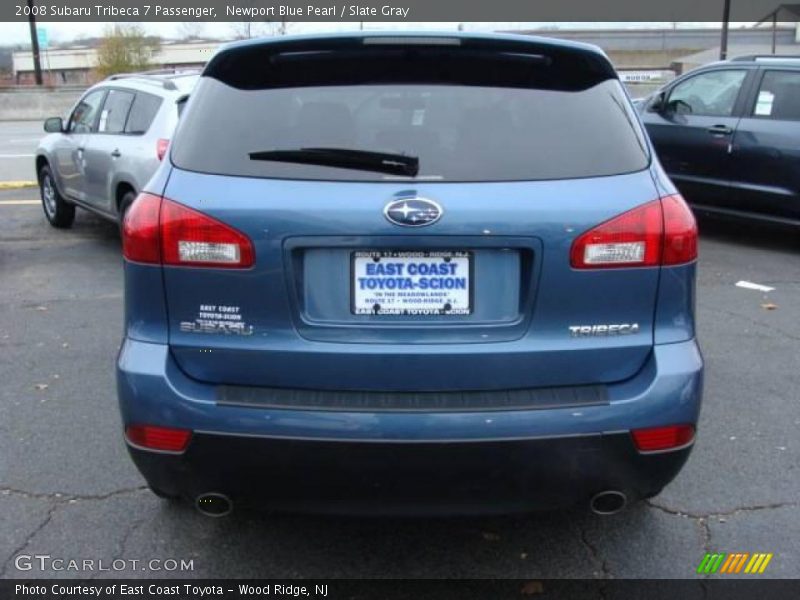 Newport Blue Pearl / Slate Gray 2008 Subaru Tribeca 7 Passenger