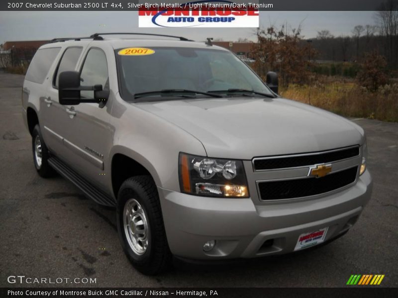Silver Birch Metallic / Light Titanium/Dark Titanium 2007 Chevrolet Suburban 2500 LT 4x4