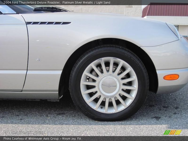 Platinum Silver Metallic / Light Sand 2004 Ford Thunderbird Deluxe Roadster