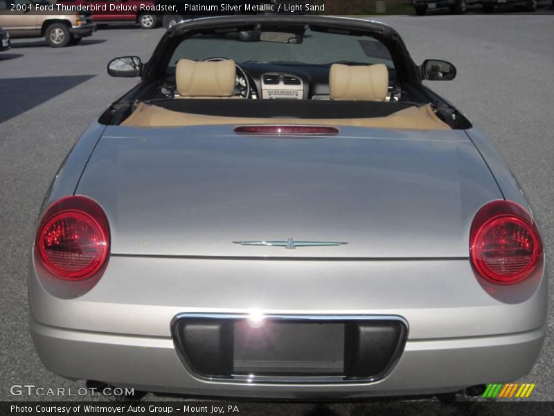 Platinum Silver Metallic / Light Sand 2004 Ford Thunderbird Deluxe Roadster