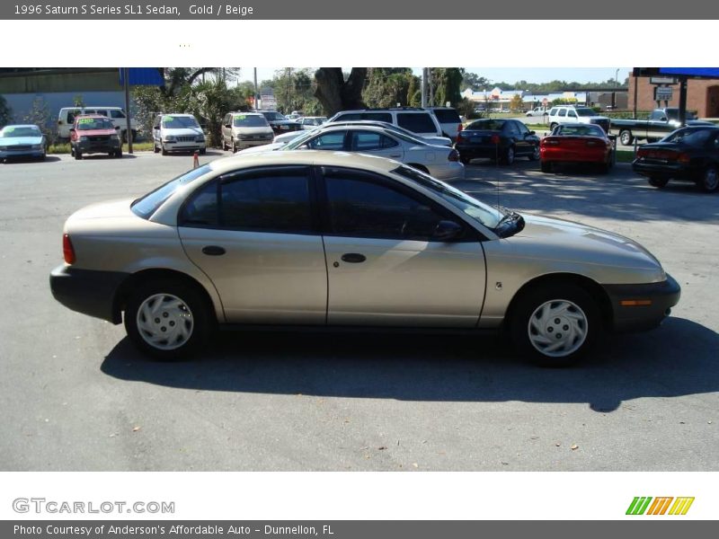 Gold / Beige 1996 Saturn S Series SL1 Sedan