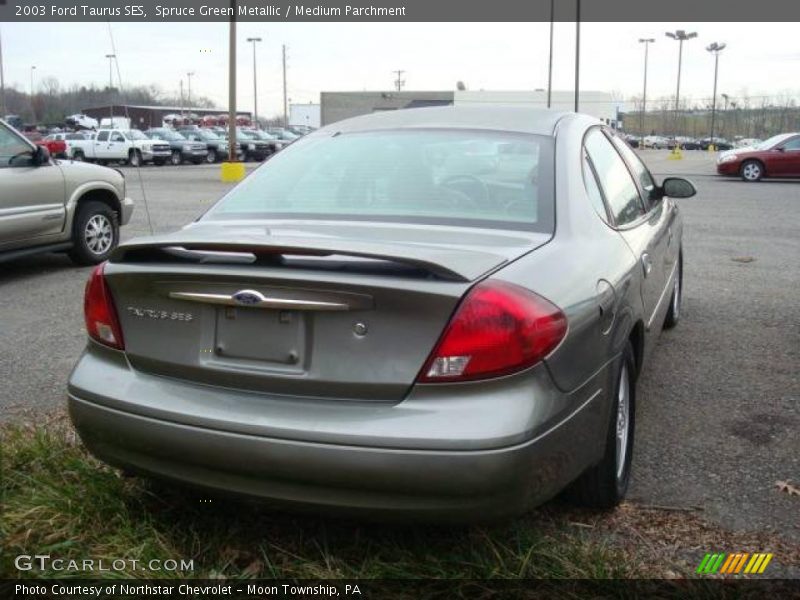 Spruce Green Metallic / Medium Parchment 2003 Ford Taurus SES