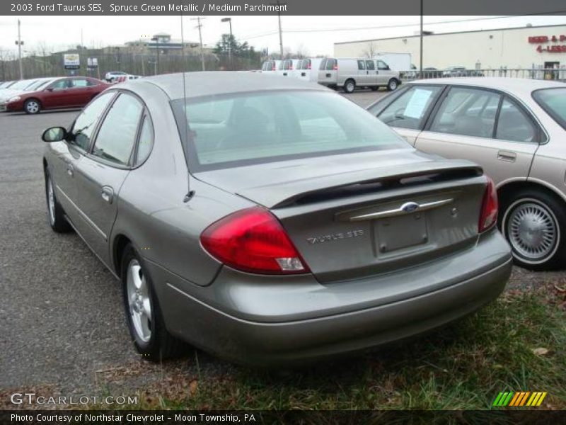 Spruce Green Metallic / Medium Parchment 2003 Ford Taurus SES