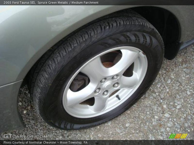 Spruce Green Metallic / Medium Parchment 2003 Ford Taurus SES