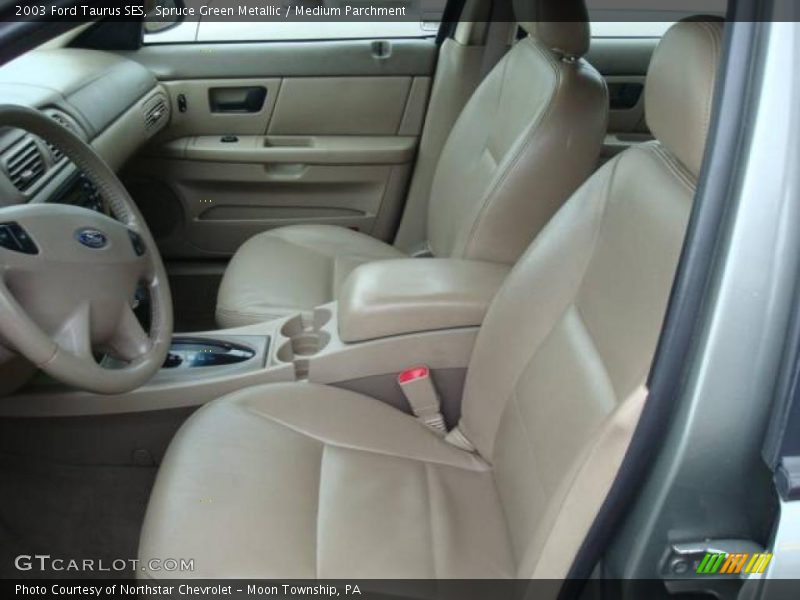 Spruce Green Metallic / Medium Parchment 2003 Ford Taurus SES