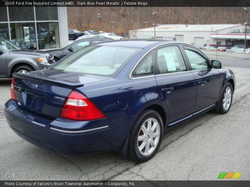 Dark Blue Pearl Metallic / Pebble Beige 2006 Ford Five Hundred Limited AWD