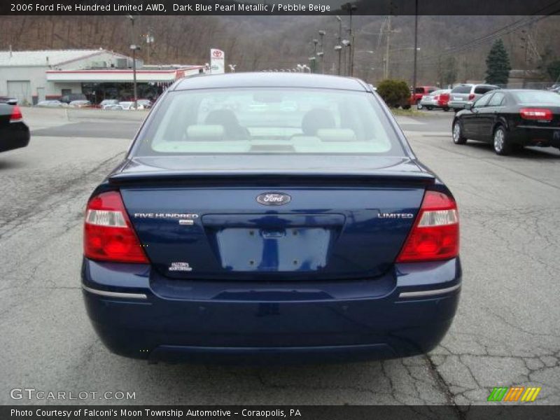 Dark Blue Pearl Metallic / Pebble Beige 2006 Ford Five Hundred Limited AWD