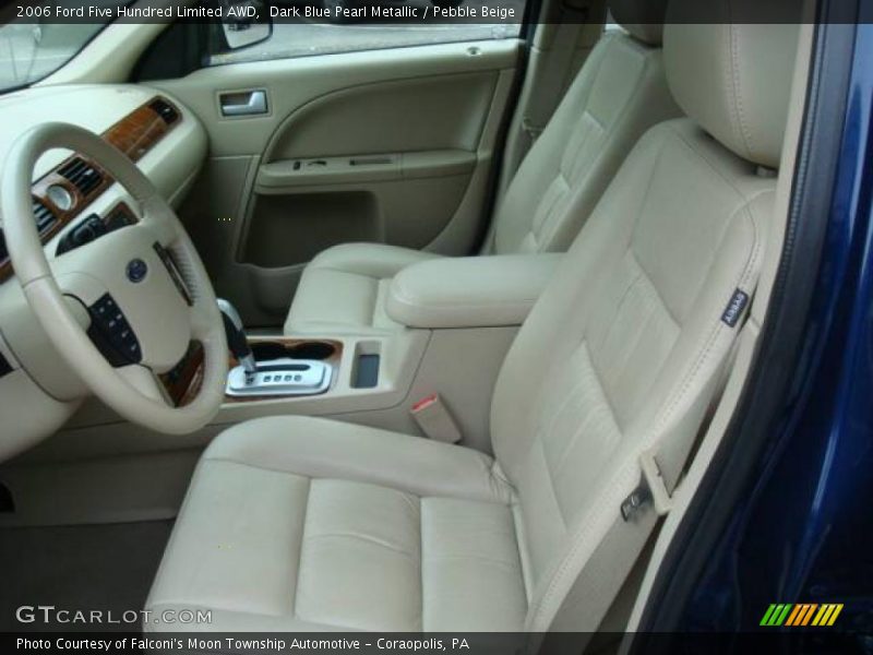 Dark Blue Pearl Metallic / Pebble Beige 2006 Ford Five Hundred Limited AWD