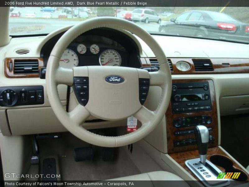Dark Blue Pearl Metallic / Pebble Beige 2006 Ford Five Hundred Limited AWD