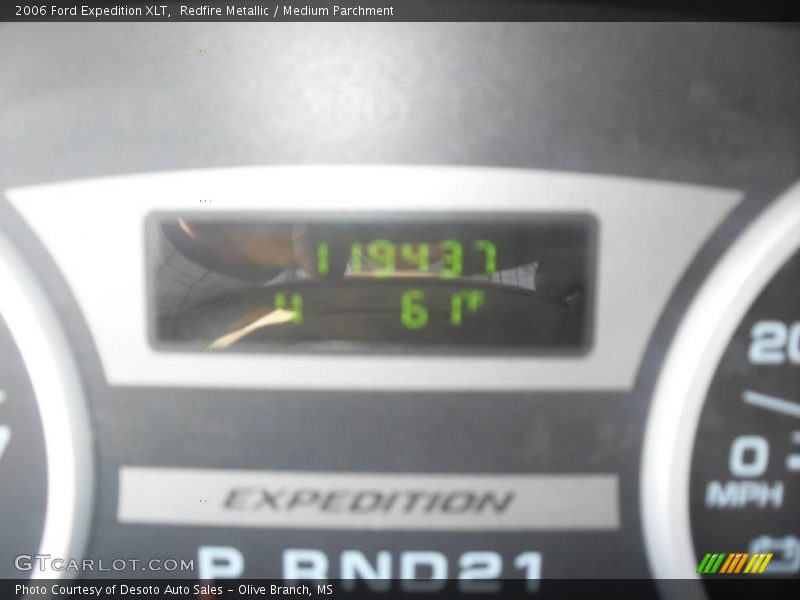 Redfire Metallic / Medium Parchment 2006 Ford Expedition XLT