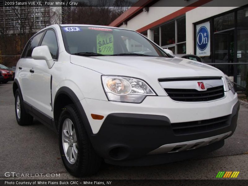 Polar White / Gray 2009 Saturn VUE XE