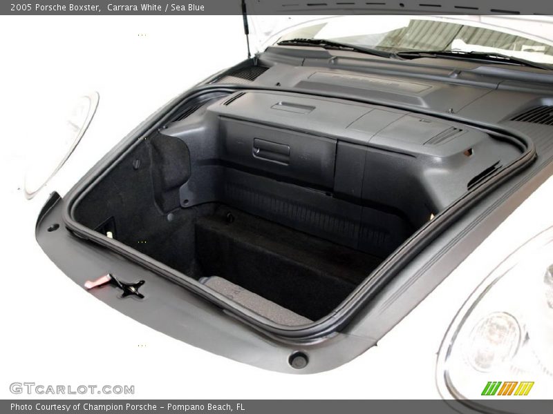 Carrara White / Sea Blue 2005 Porsche Boxster