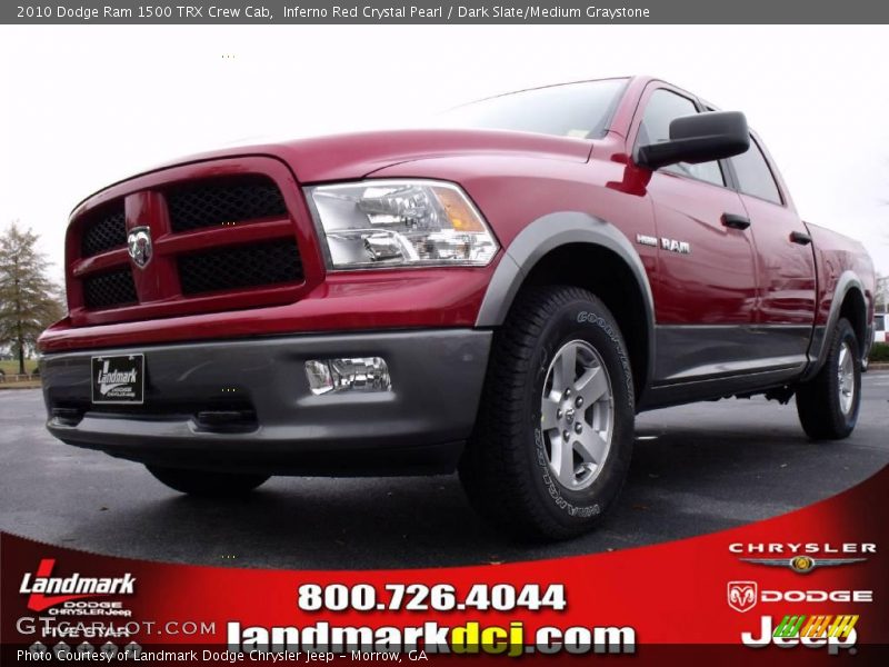 Inferno Red Crystal Pearl / Dark Slate/Medium Graystone 2010 Dodge Ram 1500 TRX Crew Cab