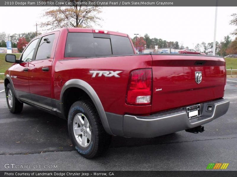 Inferno Red Crystal Pearl / Dark Slate/Medium Graystone 2010 Dodge Ram 1500 TRX Crew Cab