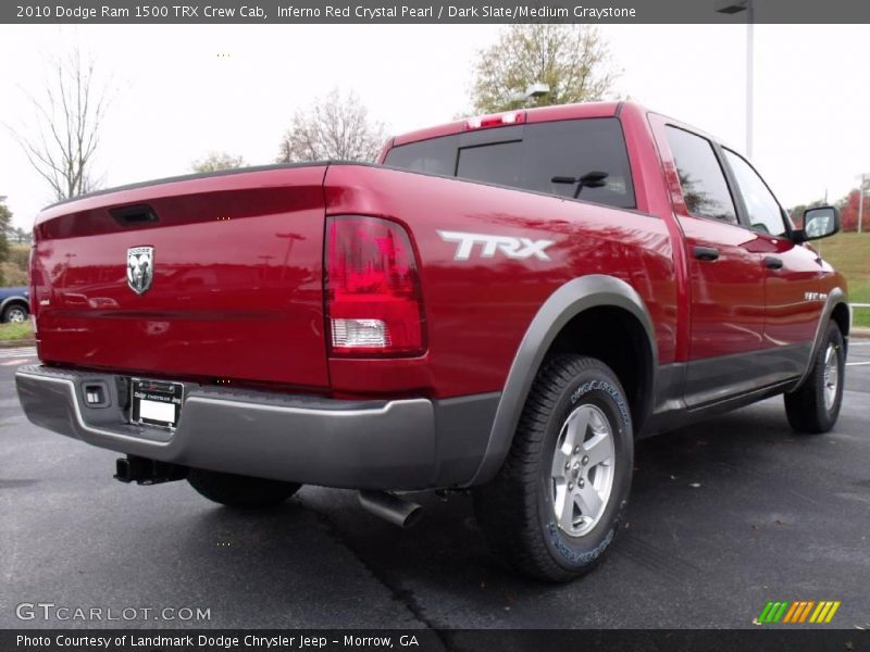 Inferno Red Crystal Pearl / Dark Slate/Medium Graystone 2010 Dodge Ram 1500 TRX Crew Cab