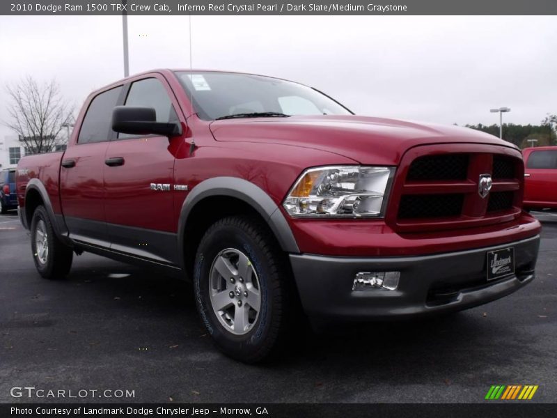 Inferno Red Crystal Pearl / Dark Slate/Medium Graystone 2010 Dodge Ram 1500 TRX Crew Cab