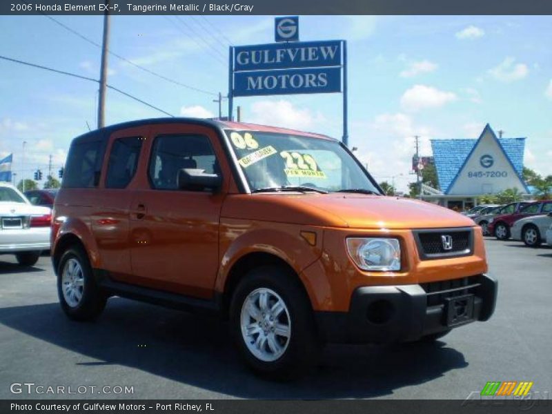 Tangerine Metallic / Black/Gray 2006 Honda Element EX-P