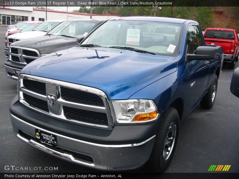 Deep Water Blue Pearl / Dark Slate/Medium Graystone 2010 Dodge Ram 1500 ST Regular Cab