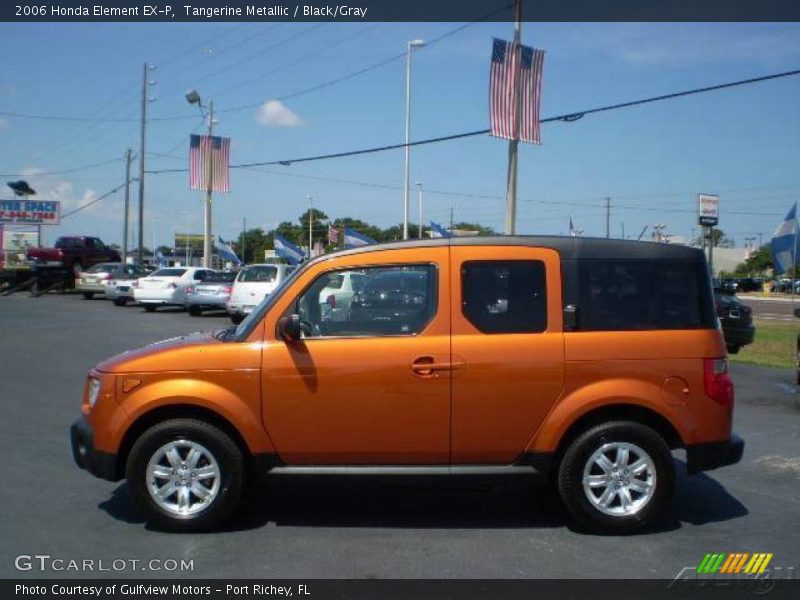 Tangerine Metallic / Black/Gray 2006 Honda Element EX-P