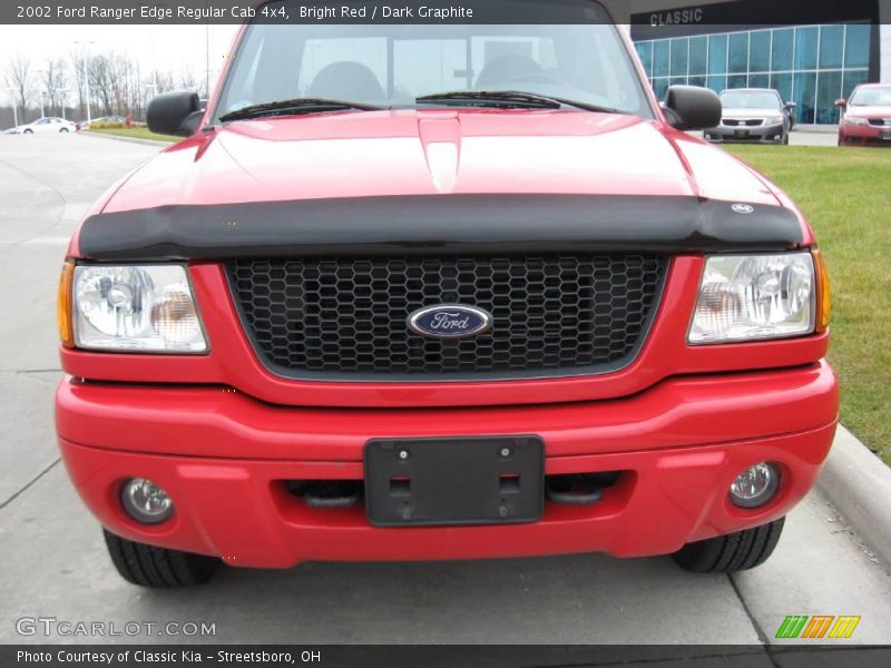 Bright Red / Dark Graphite 2002 Ford Ranger Edge Regular Cab 4x4