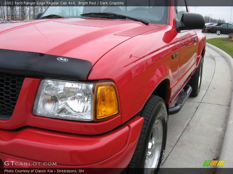 Bright Red / Dark Graphite 2002 Ford Ranger Edge Regular Cab 4x4