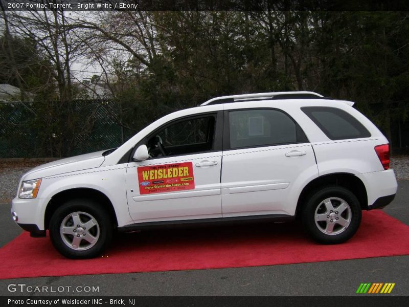 Bright White / Ebony 2007 Pontiac Torrent