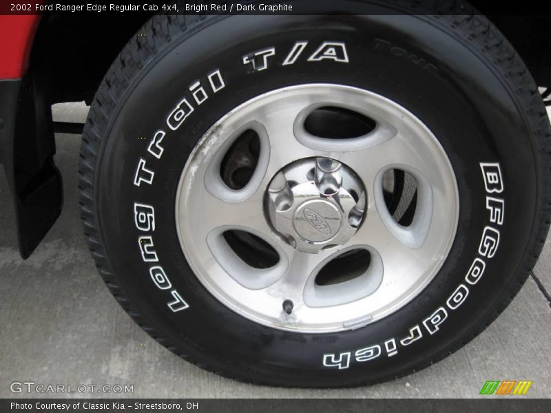 Bright Red / Dark Graphite 2002 Ford Ranger Edge Regular Cab 4x4