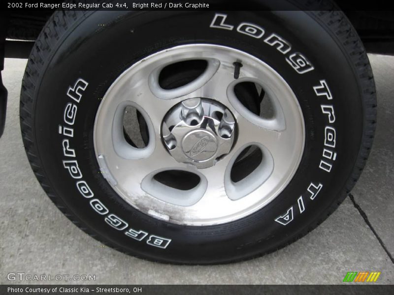 Bright Red / Dark Graphite 2002 Ford Ranger Edge Regular Cab 4x4