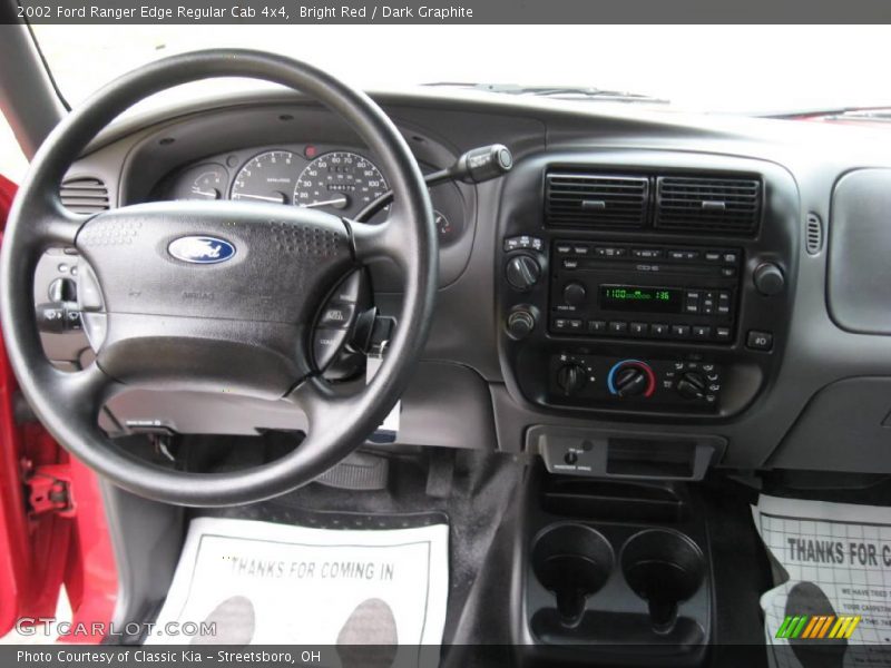 Bright Red / Dark Graphite 2002 Ford Ranger Edge Regular Cab 4x4
