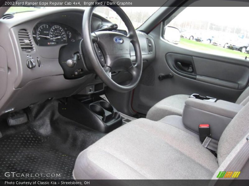 Bright Red / Dark Graphite 2002 Ford Ranger Edge Regular Cab 4x4