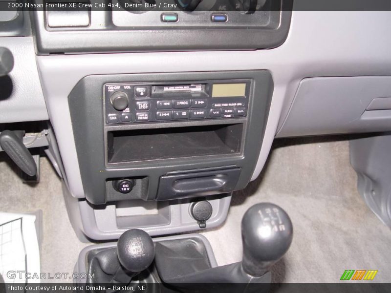 Denim Blue / Gray 2000 Nissan Frontier XE Crew Cab 4x4