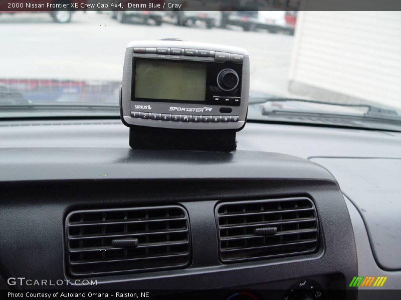 Denim Blue / Gray 2000 Nissan Frontier XE Crew Cab 4x4