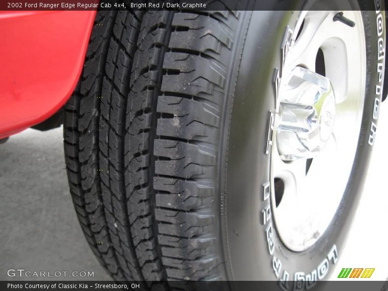 Bright Red / Dark Graphite 2002 Ford Ranger Edge Regular Cab 4x4