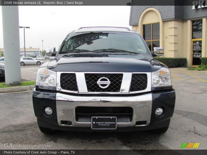 Majestic Blue / Sand Beige 2006 Nissan Armada LE