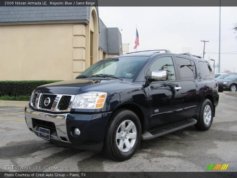 Majestic Blue / Sand Beige 2006 Nissan Armada LE
