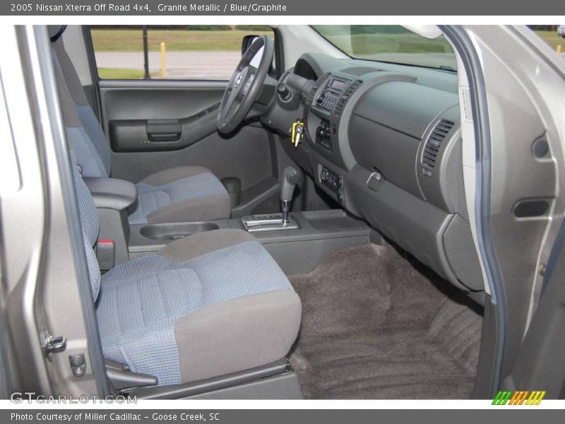 Granite Metallic / Blue/Graphite 2005 Nissan Xterra Off Road 4x4