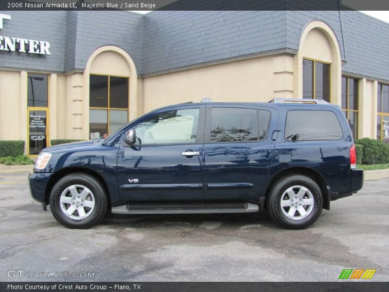 Majestic Blue / Sand Beige 2006 Nissan Armada LE