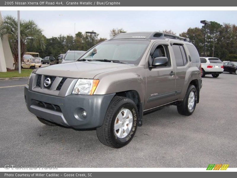 Granite Metallic / Blue/Graphite 2005 Nissan Xterra Off Road 4x4