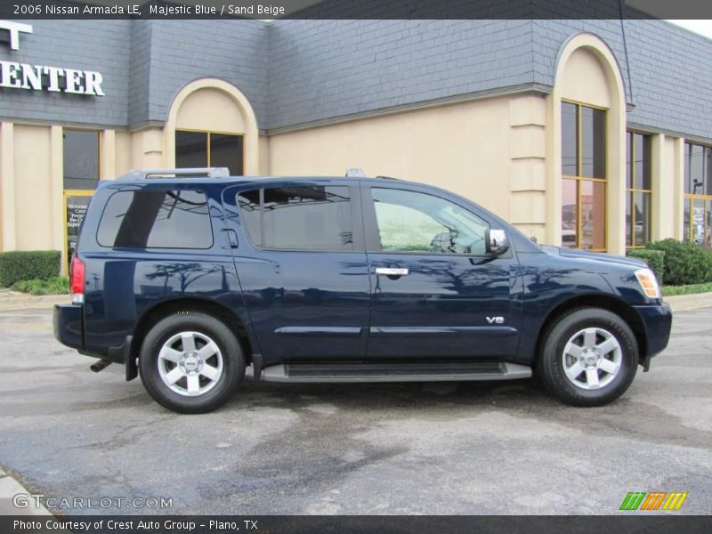 Majestic Blue / Sand Beige 2006 Nissan Armada LE