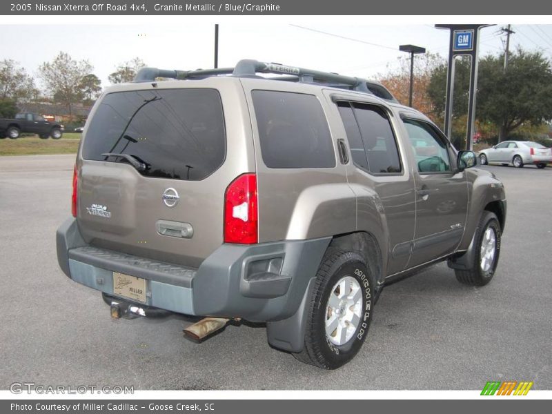 Granite Metallic / Blue/Graphite 2005 Nissan Xterra Off Road 4x4